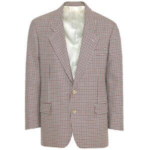 Corneliani (Italy) 80s, Double-Knit Jacquard, High-Twist Yarn